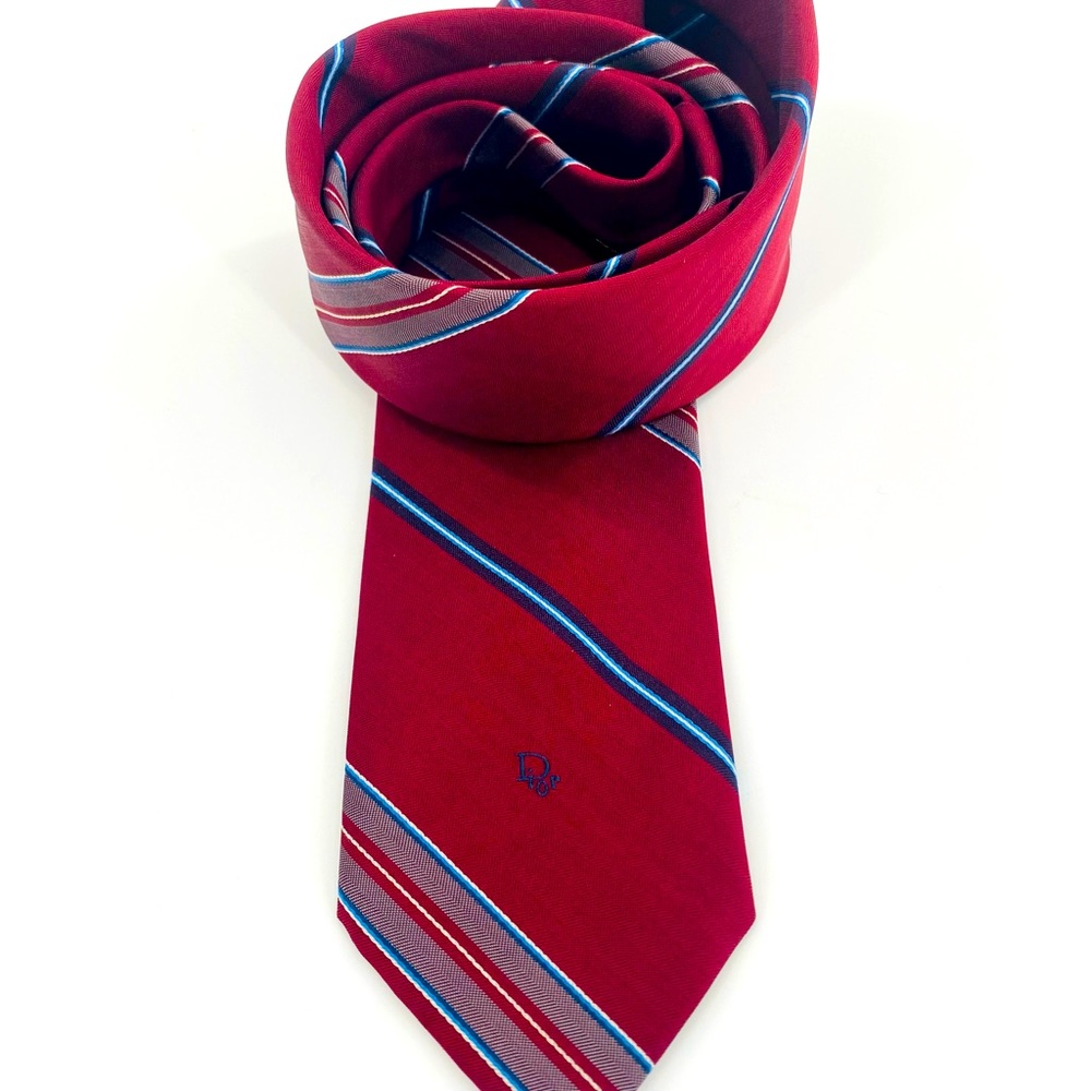 Christian Dior Stripped Men's Neck Tie